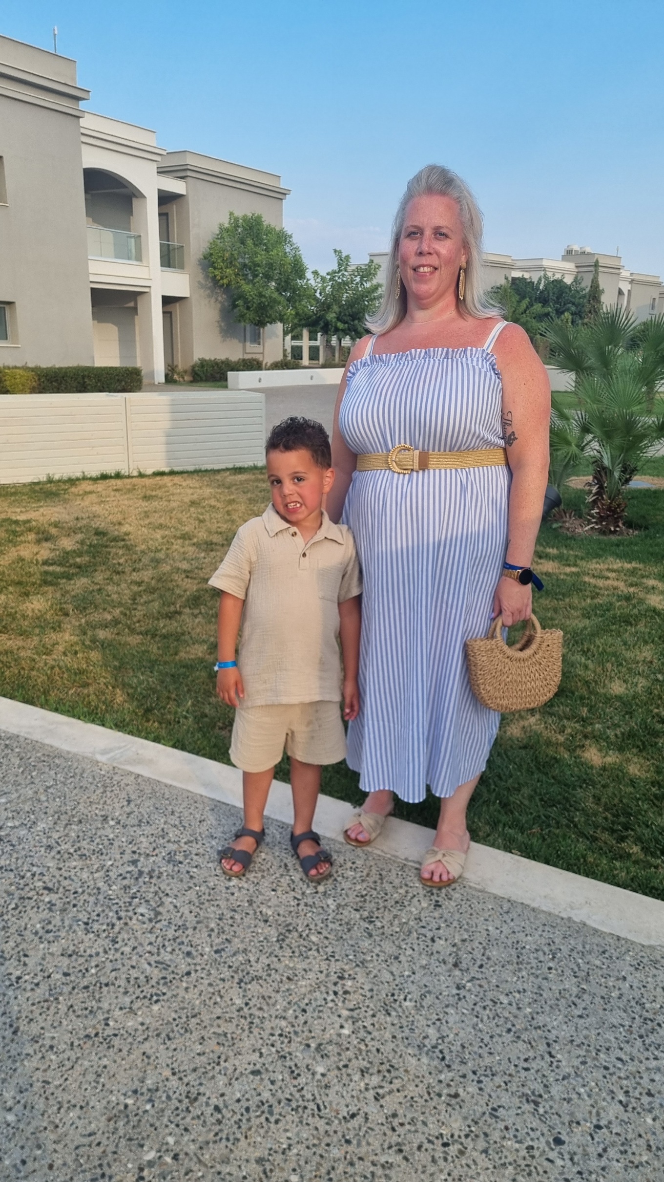 Thiago, utilisateur de t:slim X2 et sa mère Tessy