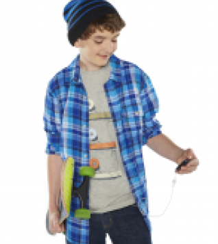 Jeune garçon diabétique avec sa pompe à insuline t:slim X2