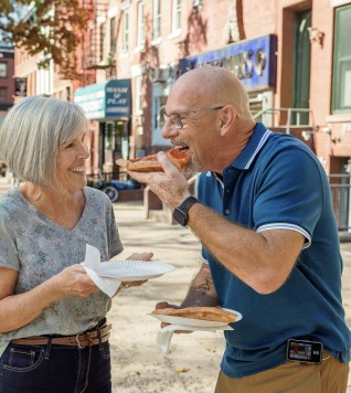 man-woman-couple-eating