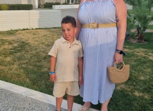 Thiago, utilisateur de t:slim X2 et sa mère Tessy