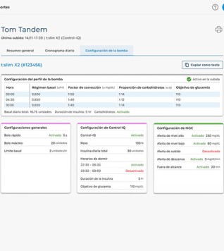 Tandem Source - Informe Ajuste de la bomba