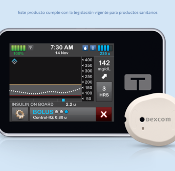 Sistemas integrados Tandem t:slim X2