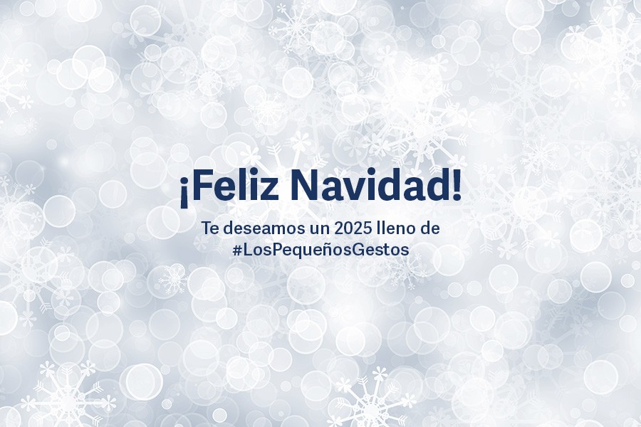 ¡Feliz Navidad! Te deseamos un 2025 lleno de #LosPequeñosGestos