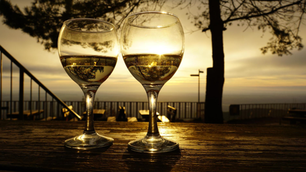 Glasses of wine