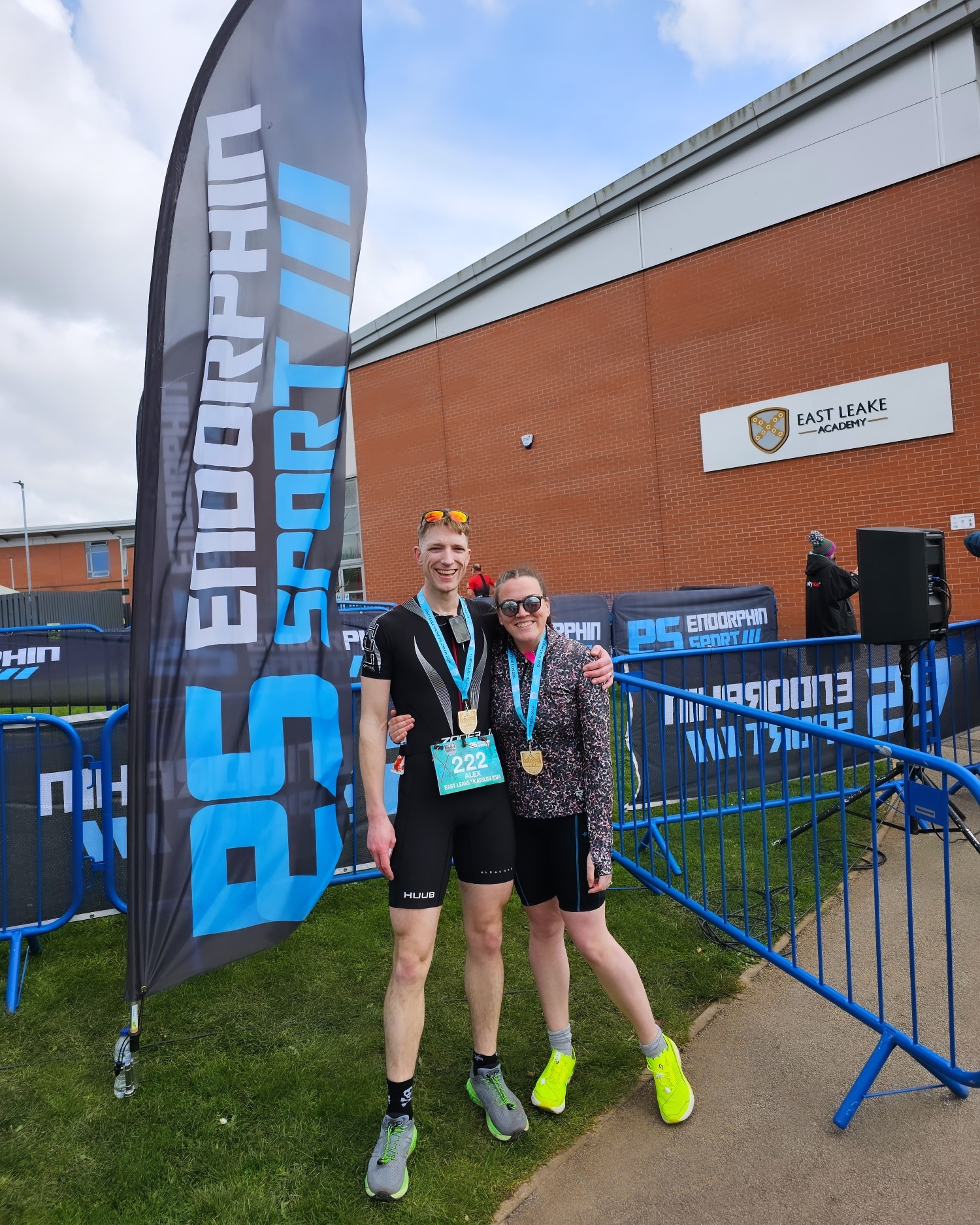 Jessica running a marathon