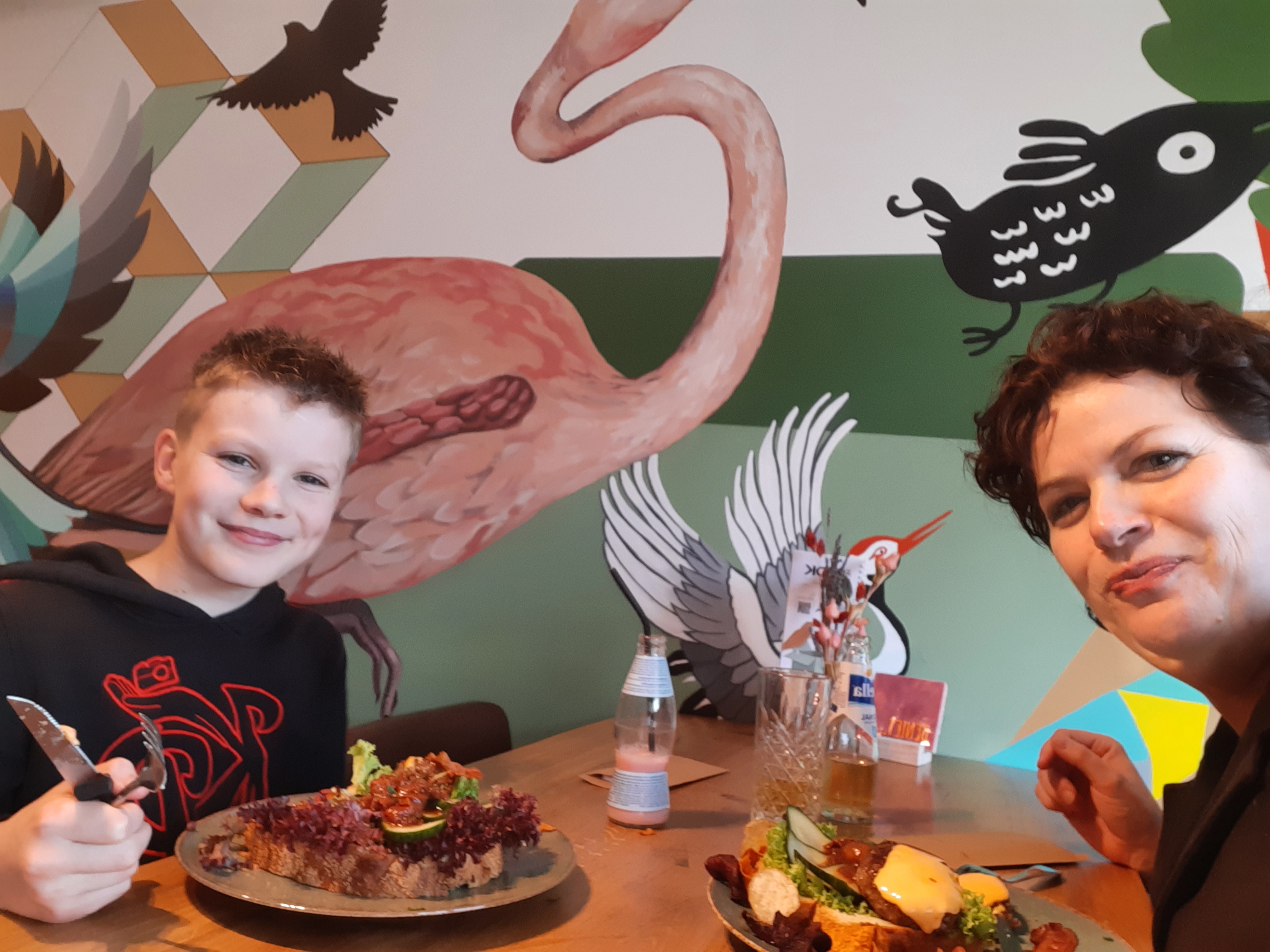 Els en haar zoon luuk, t:slim X2 gebruiker