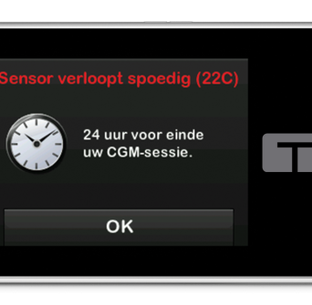 verloopt spoedig sensor scherm