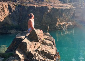 Linn Bada på sommaren