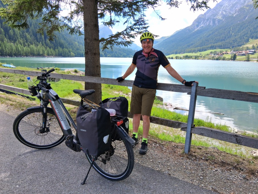 Mark Standing next to Bike