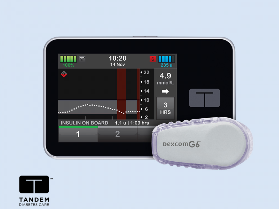 The t:slim X2 with Basal-IQ Technology